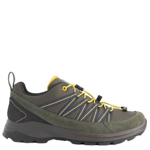 Travelin suède veterschoenen groen