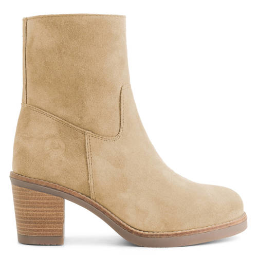 Travelin suède enkellaarzen beige