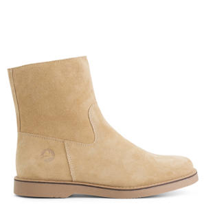 suède enkellaarzen beige