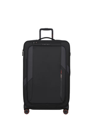 trolley Glazed 78 cm. Expandable zwart