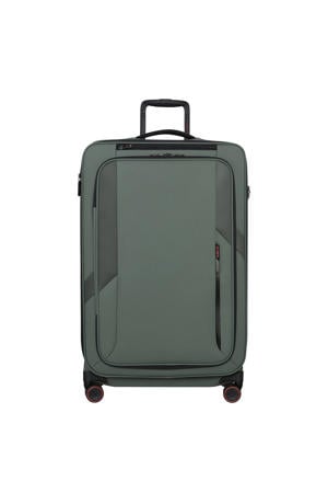 trolley Glazed 78 cm. Expandable groen