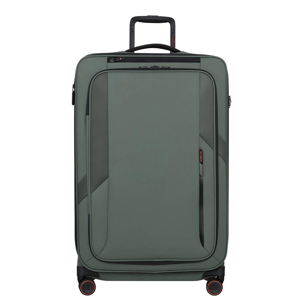 Samsonite trolley Glazed 78 cm. Expandable groen