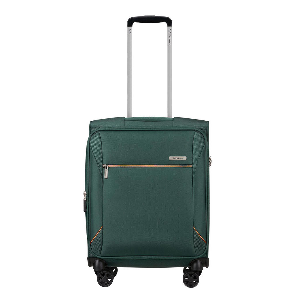 Samsonite trolley Base Breeze 55 cm. Expandable donkergroen