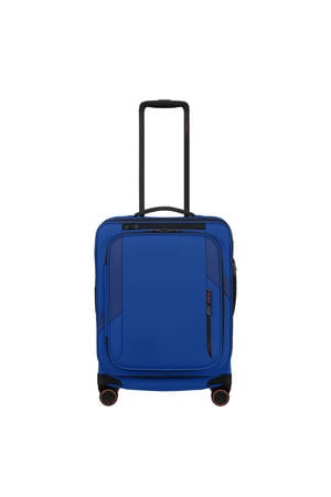 trolley Glazed 55 cm. Expandable blauw