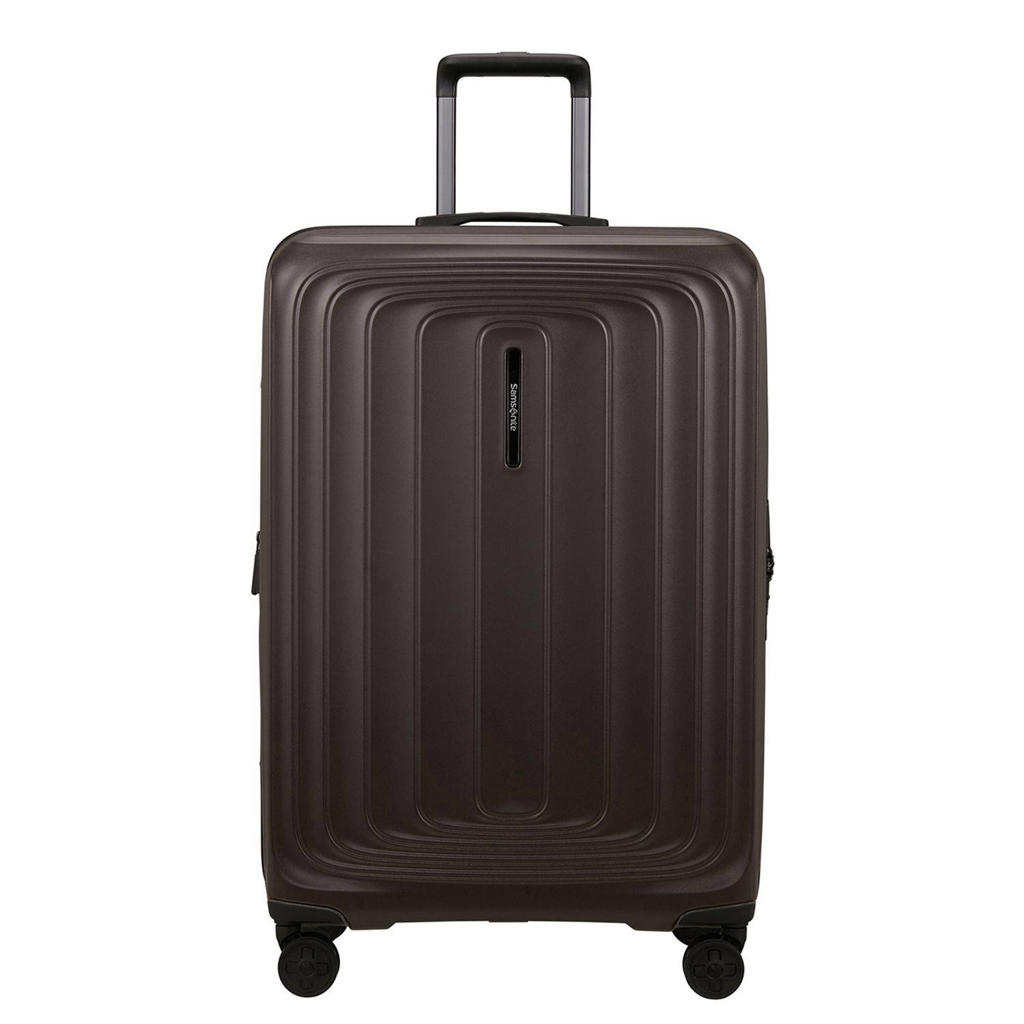 Samsonite trolley 2Wander 75 cm. Expandable donkerbruin