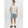 JJ REBEL JREBTAYLOR JJCRAFT relaxed denim short light blue denim