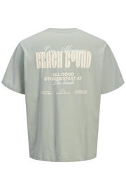 thumbnail: JJ REBEL relaxed T-shirt met backprint groen
