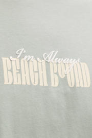 thumbnail: JJ REBEL relaxed T-shirt met backprint groen