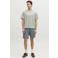 JJ REBEL relaxed T-shirt met backprint groen