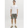 JJ REBEL relaxed T-shirt met backprint wit