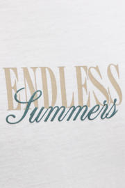 thumbnail: JJ REBEL relaxed T-shirt met backprint wit