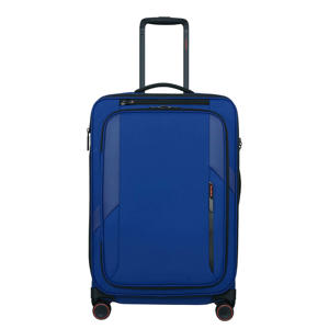 trolley Glazed 67 cm. Expandable blauw
