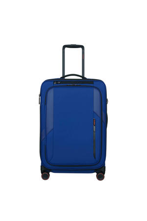 trolley Glazed 67 cm. Expandable blauw