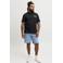 JACK & JONES PLUS SIZE regular fit T-shirt met backprint - zwart