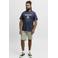 JACK & JONES PLUS SIZE regular fit T-shirt met print - donkerblauw