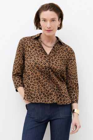 blouse bruin
