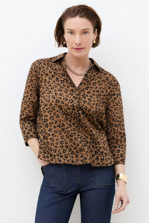 blouse bruin