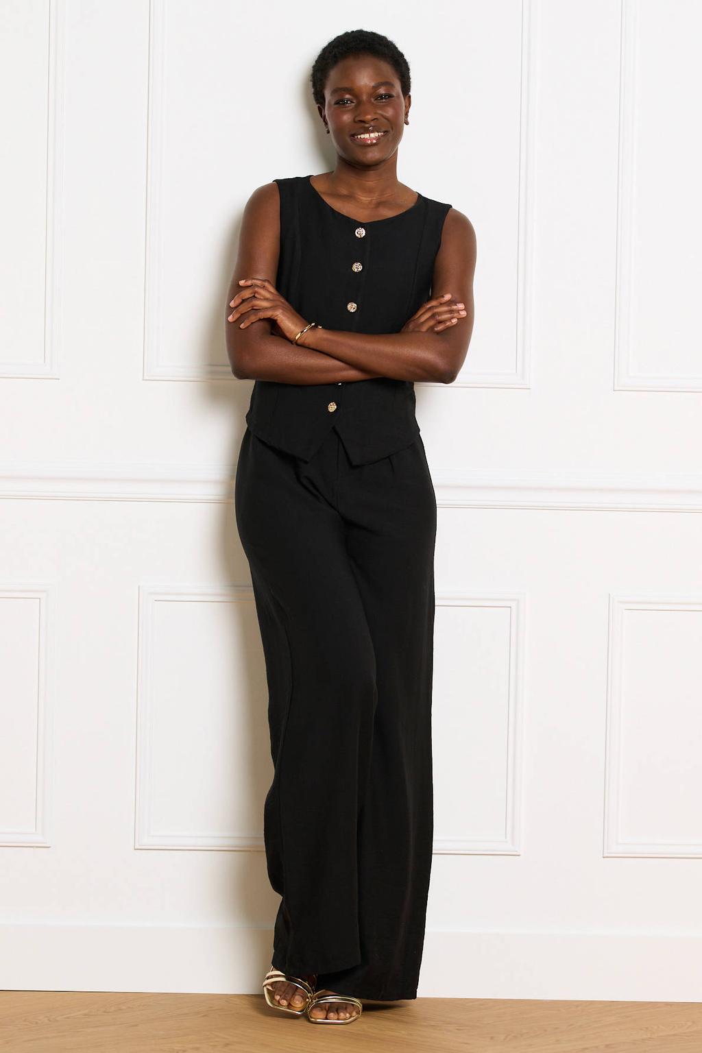 LOLALIZA jumpsuit zwart
