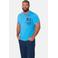 Jan Vanderstorm +FIT Collectie slim T-shirt RAGAN blauw