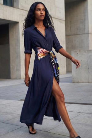blousejurk donkerblauw