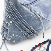 thumbnail: Desigual denim schoudertas blauw