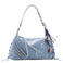 Desigual denim schoudertas blauw