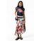 Desigual midi rok met print - meerkleurig