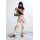 Desigual wide leg jeans met print - meerkleurig