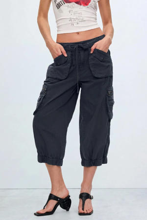 relaxed fit cargobroek - antraciet