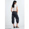 Desigual relaxed fit cargobroek - antraciet