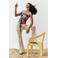 Desigual gehaakte flared broek - beige