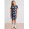 Desigual Minnie Mouse midi T-shirtjurk met print - donkerblauw