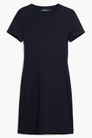 thumbnail: Desigual gebloemde T-shirtjurk korte jurk zwart