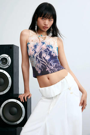 top met print - meerkleurig