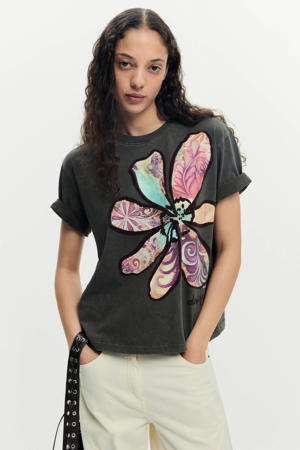T-shirt antraciet