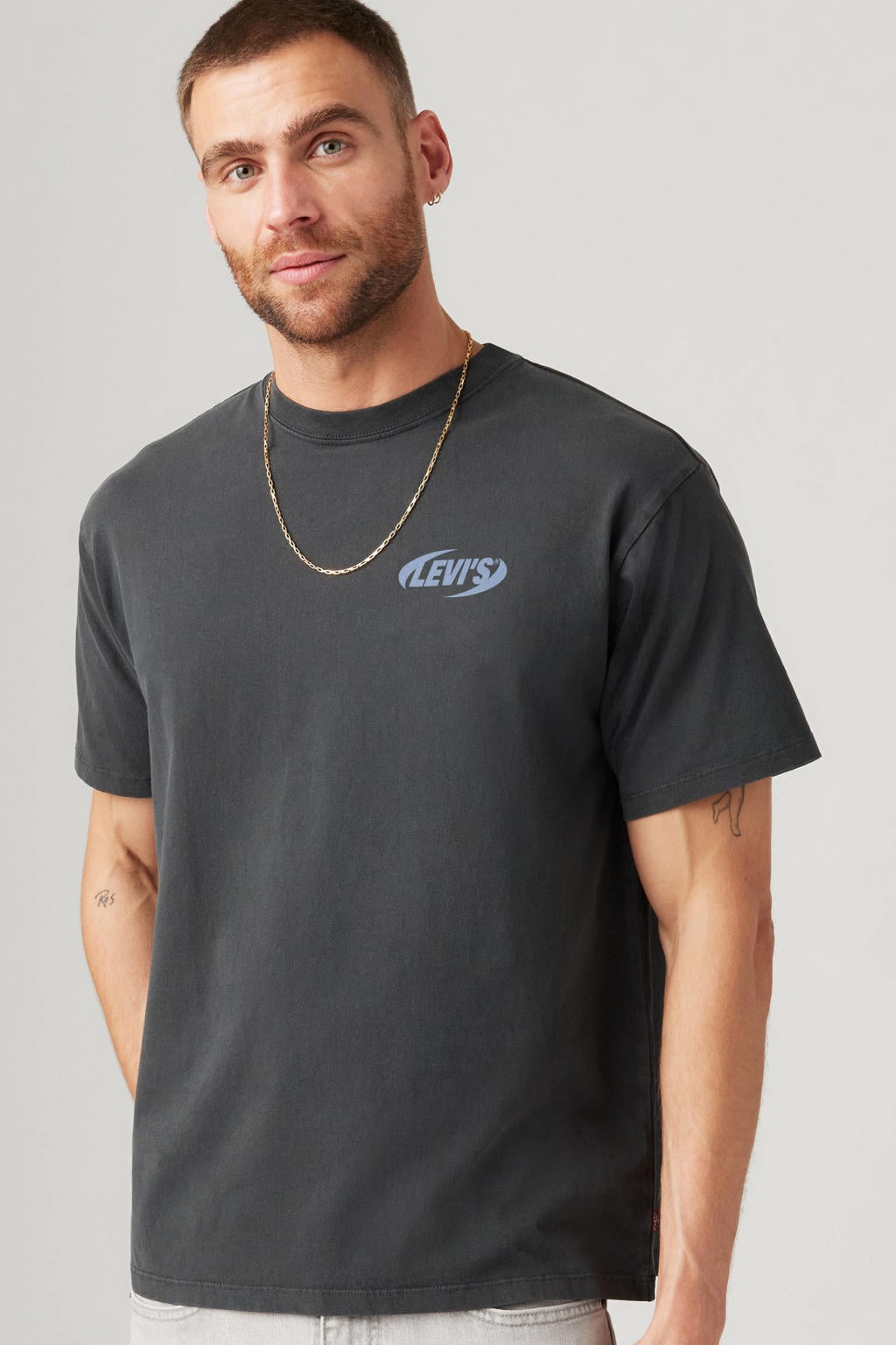 Levi's oversized T-shirt antraciet