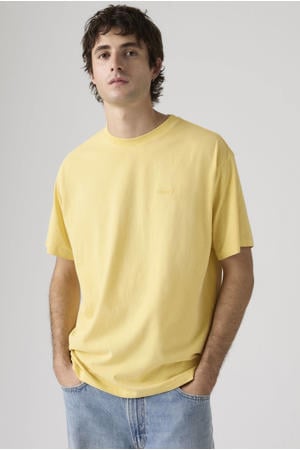 relaxed T-shirt geel