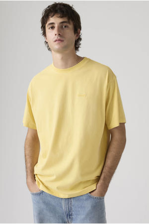 relaxed T-shirt geel