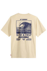 thumbnail: Levi's relaxed T-shirt met backprint lichtgeel