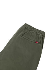 thumbnail: Levi's linnen regular fit casual short - donkergroen
