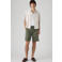 Levi's linnen regular fit casual short - donkergroen