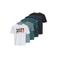JACK & JONES regular fit T-shirt met logo (set van 5)