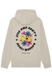 thumbnail: Lyle & Scott hoodie met backprint beige