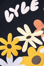thumbnail: Lyle & Scott hoodie met backprint donkerblauw