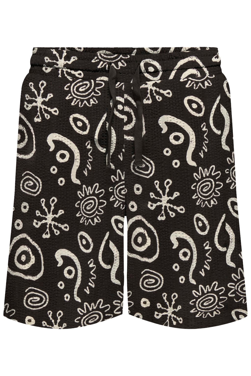 ONLY & SONS ONSCRUZ casual short donkerbruin