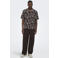 ONLY & SONS relaxed casual overhemd bruin