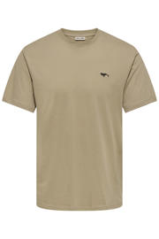 thumbnail: ONLY & SONS regular T-shirt lichtbruin