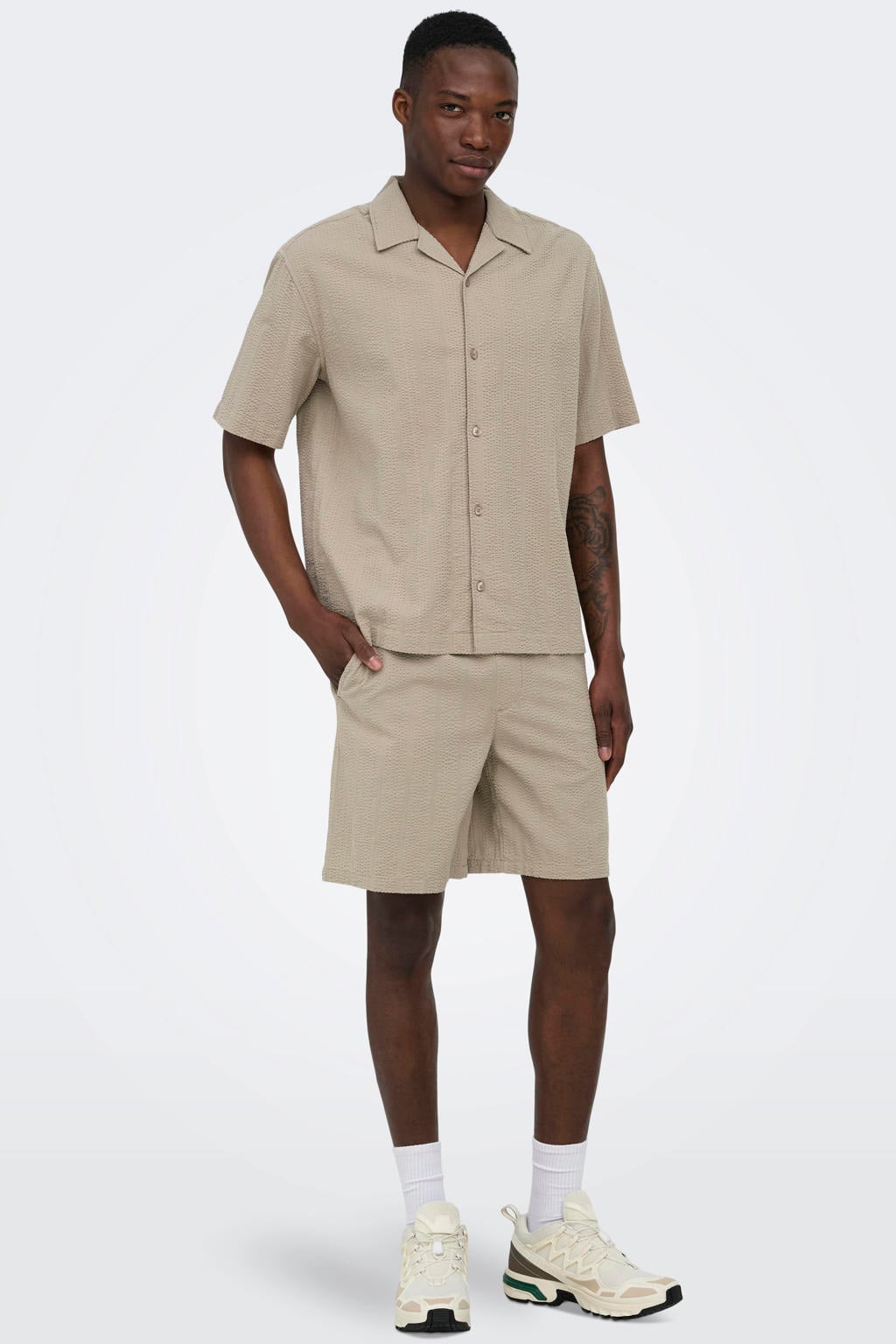 ONLY & SONS ONSCRUZ casual short beige