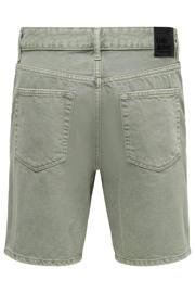 thumbnail: ONLY & SONS Onsedge Green 7979 Tai Dnm Shorts Noos denim straight regular waist short groen
