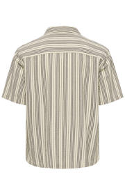 thumbnail: ONLY & SONS relaxed gestreept casual overhemd beige